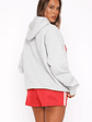 Give It Away Oversized Hoodie Dark Grey Marle - thumbnail 4