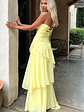 Gretta Strapless Maxi Dress - Yellow - thumbnail 7