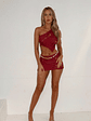 Eydie Mini Skirt Red - thumbnail 2