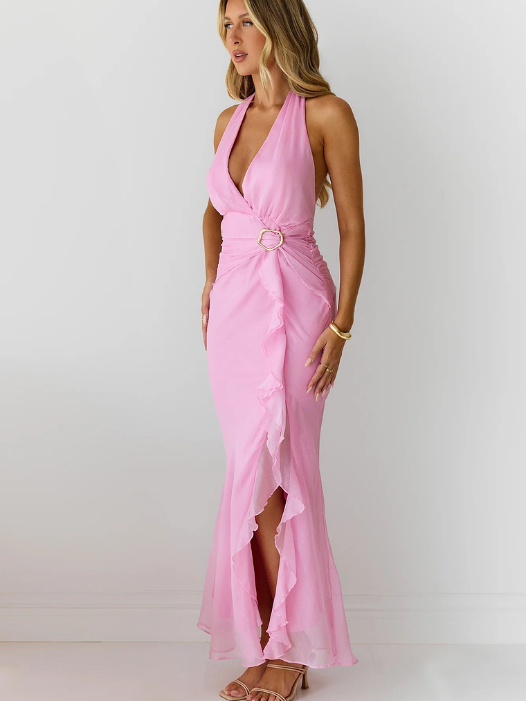 Follow The Stars Halter Maxi Dress 2