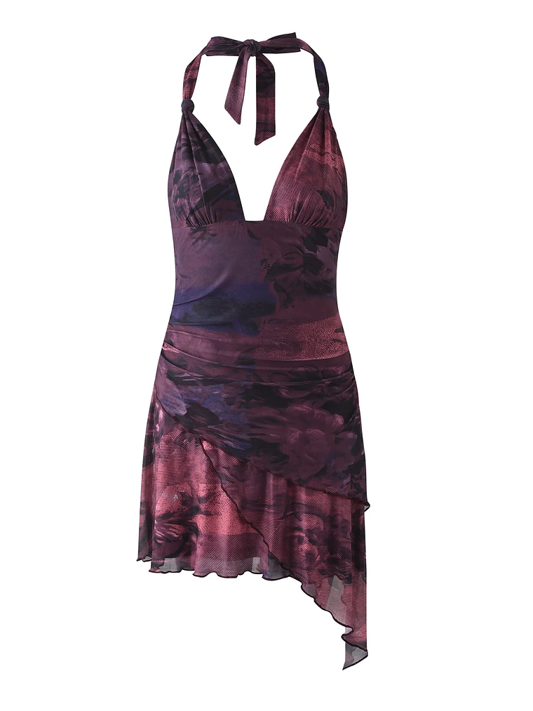 Frieda Dress - Red : Burgundy Romantic 7