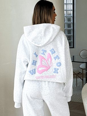 Give You The Best Oversized Hoodie Grey Marle