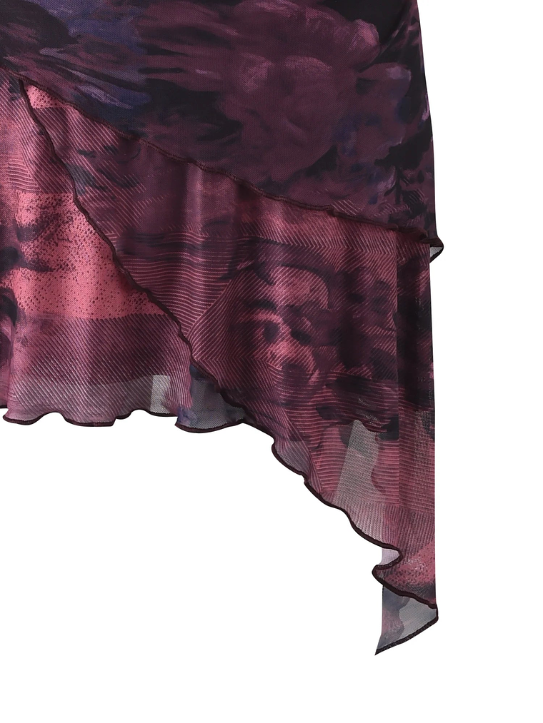 Frieda Dress - Red : Burgundy Romantic 9