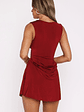 Guest Of Honour Mini Dress Dark Red - thumbnail 4