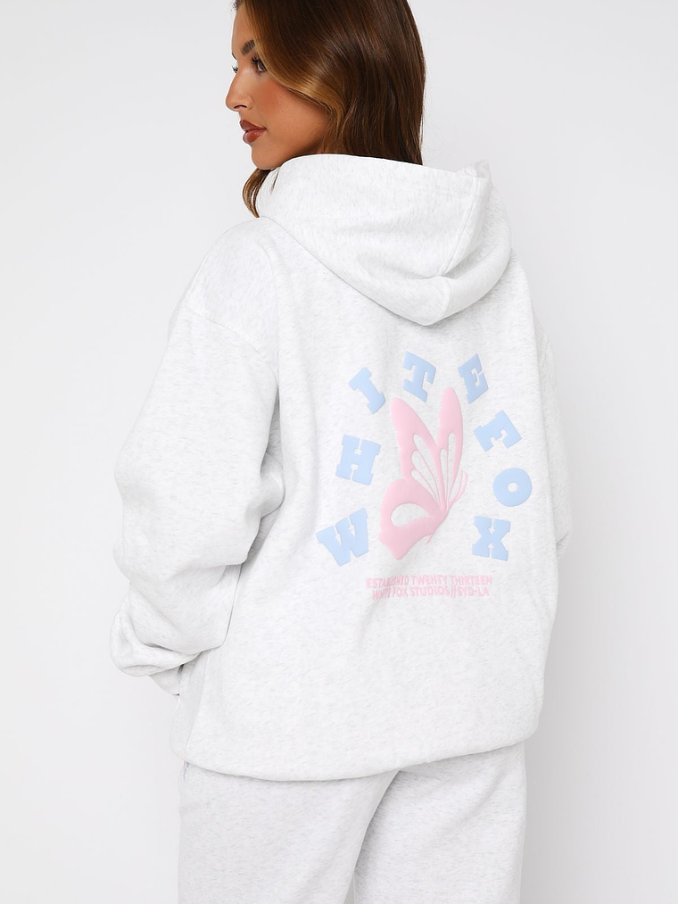 Give You The Best Oversized Hoodie Grey Marle 4