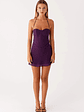 Gabrietta Mini Dress - Plum - thumbnail 2