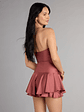 Frill Seeker Strapless Knit Romper - thumbnail 2