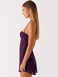 Gabrietta Mini Dress - Plum - thumbnail 3
