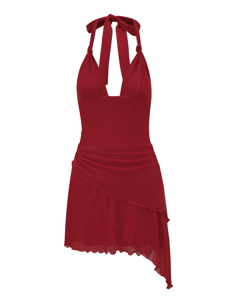 Frieda Mini Dress - Red 7