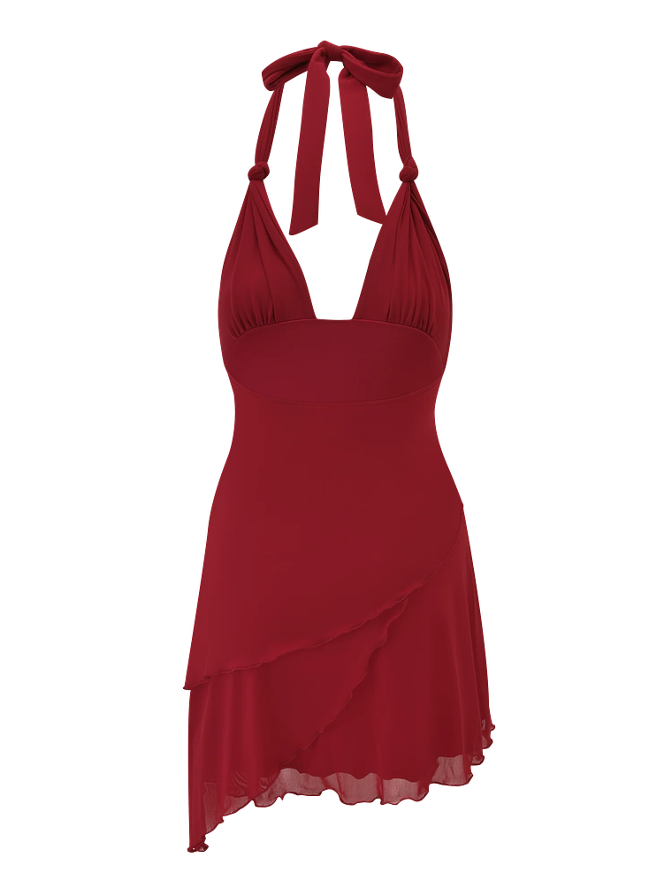 Frieda Mini Dress - Red 8