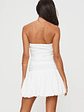 Glamour Girl Strapless Bubble Hem Mini Dress White - thumbnail 5