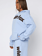From The Archives Allora Oversized Hoodie Blue - thumbnail 4