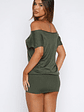 Following My Instincts Mini Dress Olive - thumbnail 5