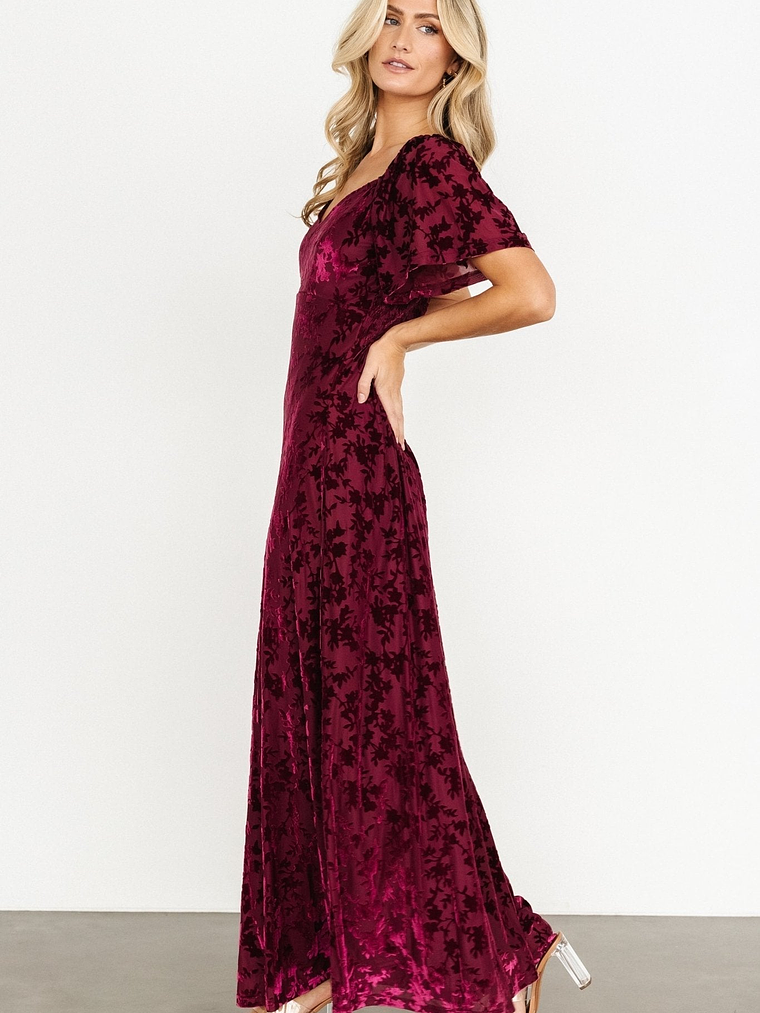 Everley Velvet Maxi Dress | Mulberry 3