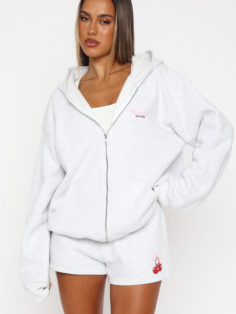 Fell So Hard Lounge Shorts Grey Marle 2