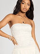 Going Out Strapless Lace Mini Dress - thumbnail 4