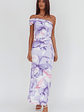 Gala One-Shoulder Maxi Dress Orchid Lilac - thumbnail 4