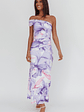 Gala One-Shoulder Maxi Dress Orchid Lilac - thumbnail 5