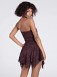 Going Out Strapless Lace Mini Dress - thumbnail 6