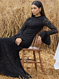 For Life | Black Lace Long-Sleeve Midi Dress - thumbnail 8