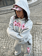 From The Archives Jaxx Oversized Hoodie Dark Grey Marle - thumbnail 1