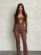 Everly Jumpsuit Dark Chocolate Brown - thumbnail 2