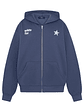 From The Archives Charli Zip Front Hoodie Navy - thumbnail 5