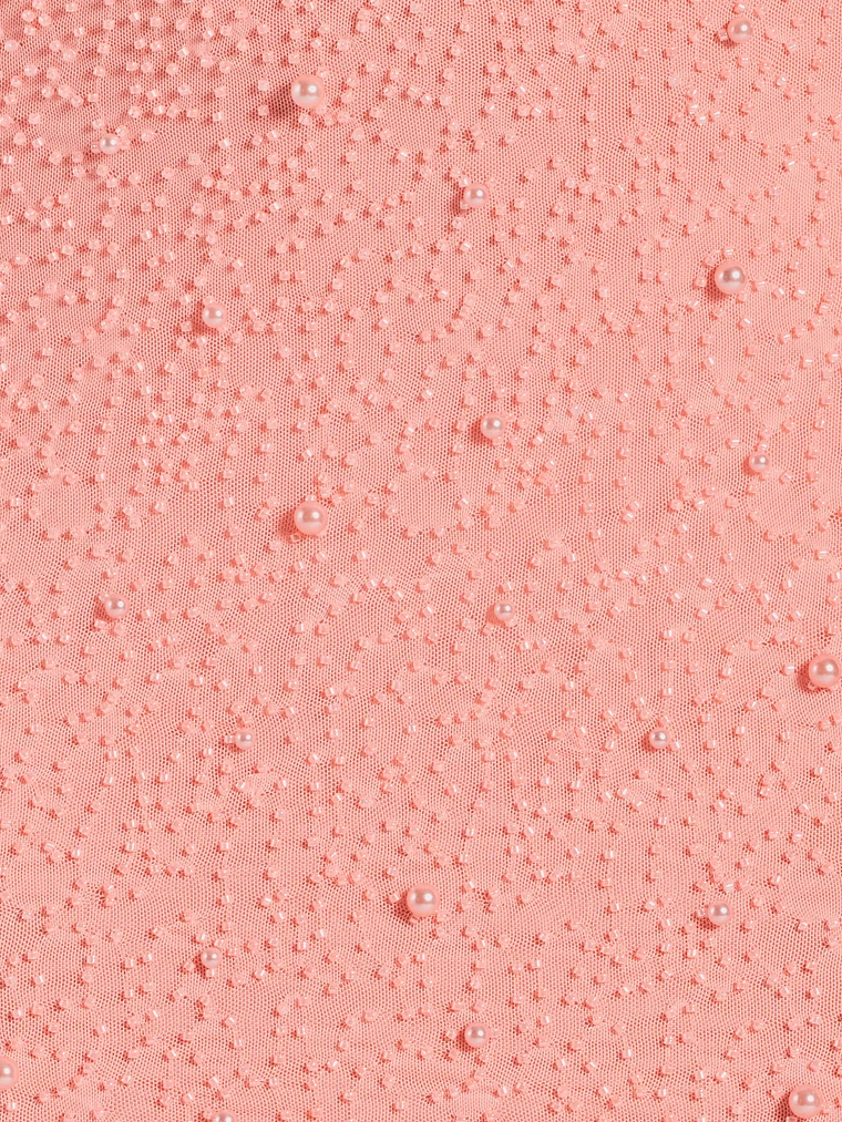 Guinevere Beaded Cowl Halter Mini Dress 9