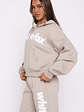 From The Archives Kenzie Boxy Zip Front Hoodie Moon - thumbnail 3