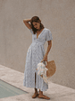 Floral Dreams Maxi Dress Blue - thumbnail 3