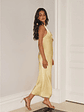 Gold Romance Halter Satin Maxi Dress - thumbnail 11