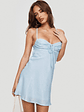 Glendon Mini Dress Blue - thumbnail 1