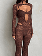 Everly Jumpsuit Dark Chocolate Brown - thumbnail 9