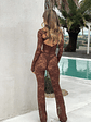 Everly Jumpsuit Dark Chocolate Brown - thumbnail 10