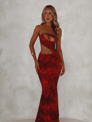 Fern Maxi Dress Orange