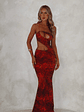 Fern Maxi Dress Orange - thumbnail 1