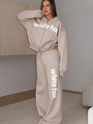 From The Archives Kenzie Wide Leg Sweatpants Moon