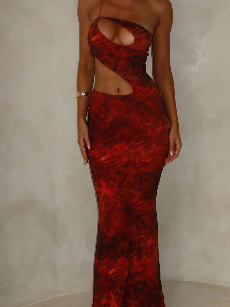 Fern Maxi Dress Orange 3