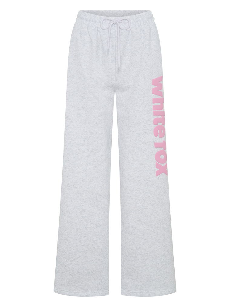 From The Archives Kenzie Wide Leg Sweatpants Grey Marle 5