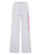 From The Archives Kenzie Wide Leg Sweatpants Grey Marle - thumbnail 5