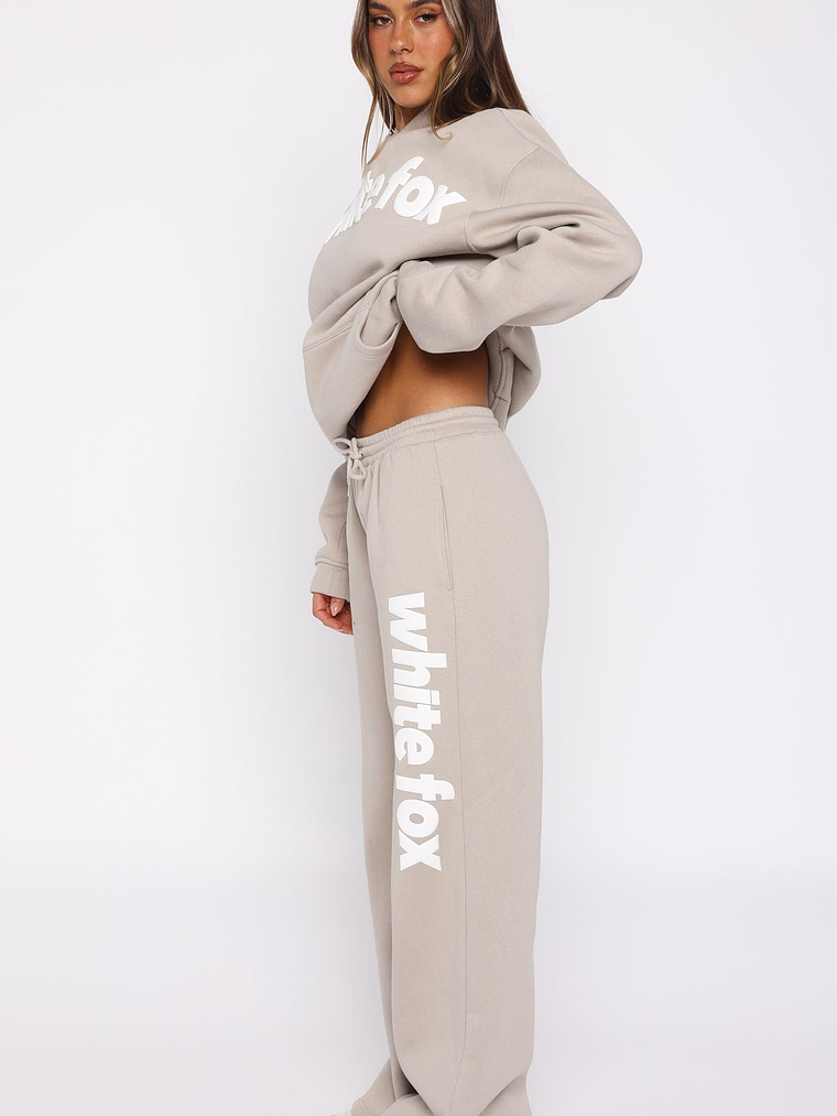 From The Archives Kenzie Wide Leg Sweatpants Moon 3
