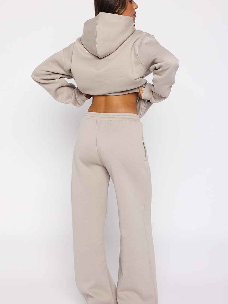 From The Archives Kenzie Wide Leg Sweatpants Moon 4