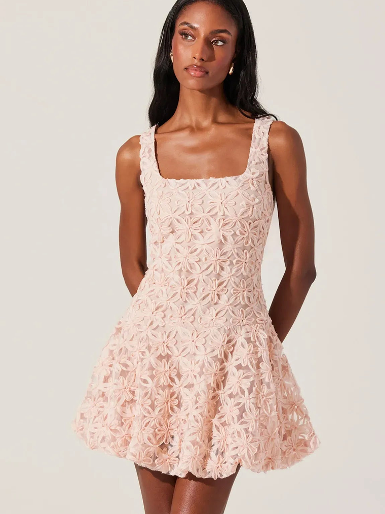 Fable 3D Floral Bubble Dress 1