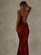 Fern Maxi Dress Orange - thumbnail 5