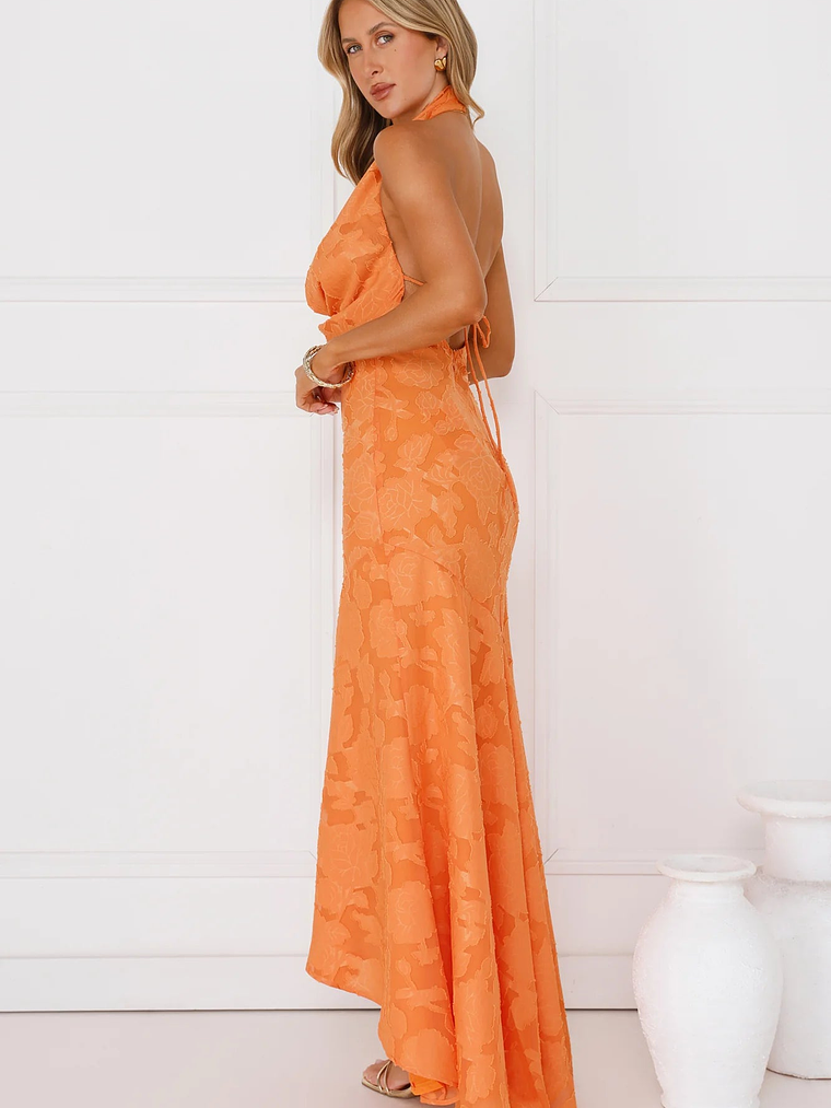 Garden Gems Halter Maxi Dress 6