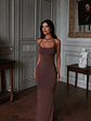 Gypsy Maxi Dress Chocolate - thumbnail 1