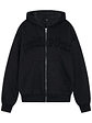 From The Archives Lexi Boxy Zip Front Hoodie Black - thumbnail 6