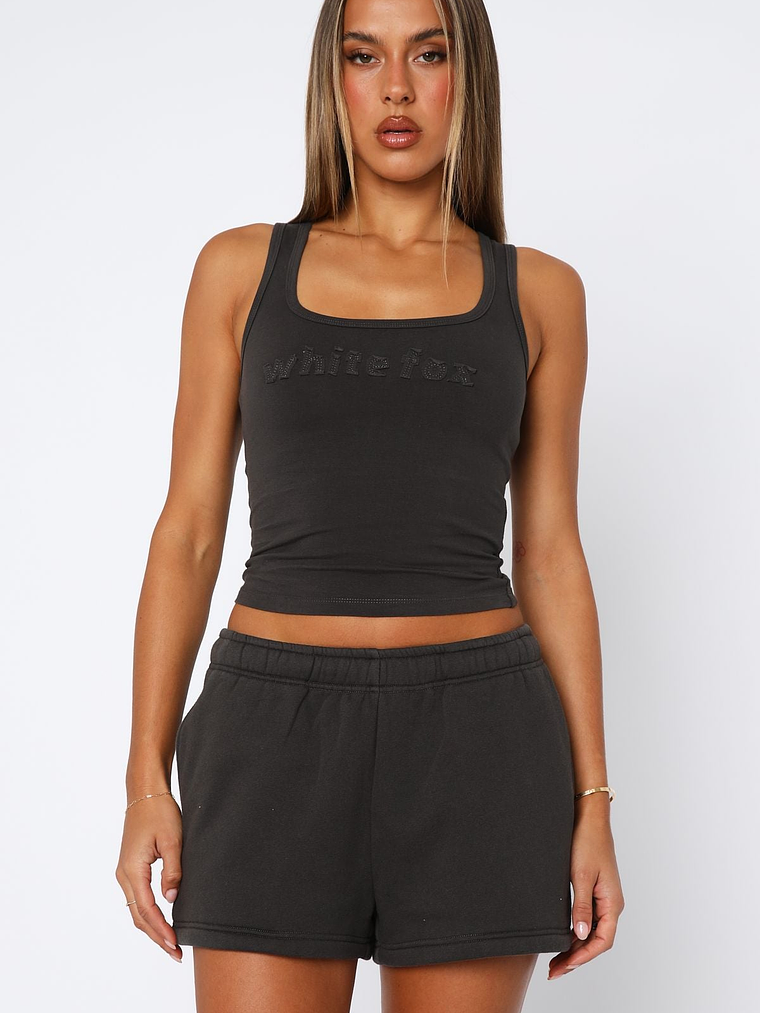 From The Archives Lexi Lounge Shorts Charcoal 2
