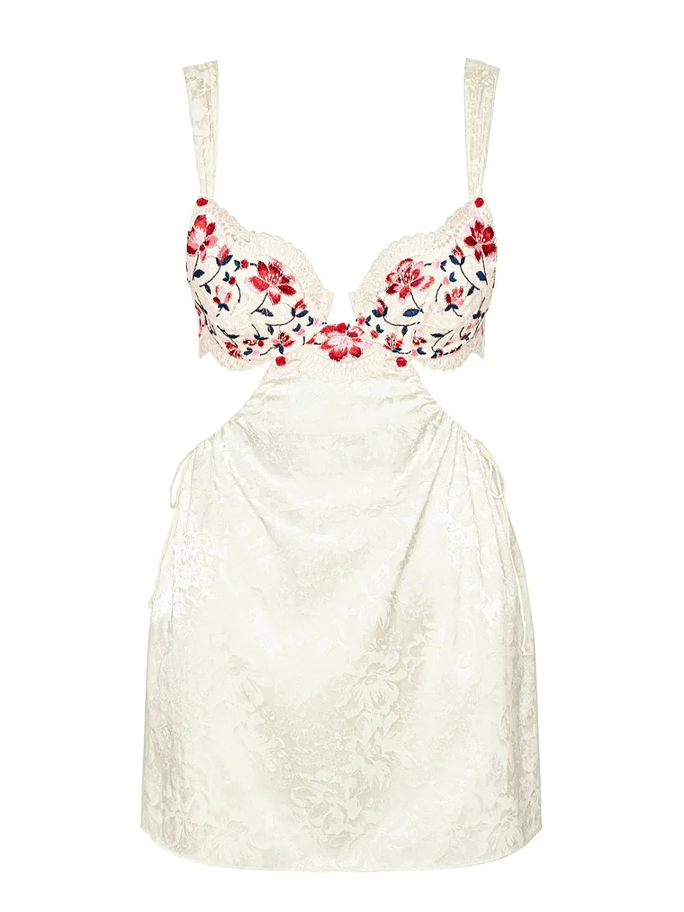 Festival Rose Slip Dress 5
