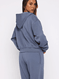 From The Archives Lexi Boxy Zip Front Hoodie Ocean - thumbnail 4